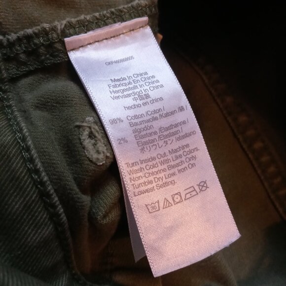 MADEWELL the perfect vintage fatigue shorts in desert olive (sz26) - Picture 11 of 14